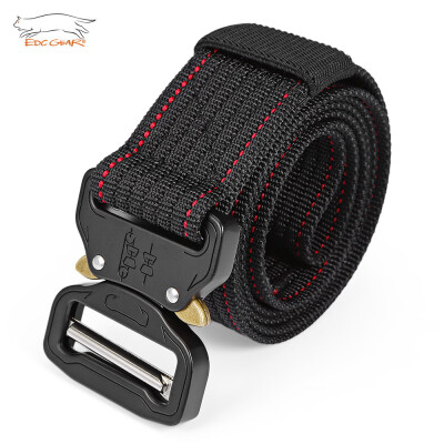 

EDCGEAR Tactical Belt Military Webbing Rigger Web Strap with Quick Release Buckle