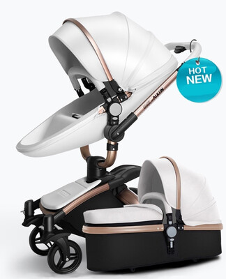 

Baby Stroller 2 in 1 Fashion Carriage European Pram Suit for Lying&Seat
