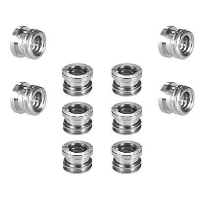 

10pcs 14"-20 to 38"-16 Reducer Bushing Convert Screw Adapter for Tripod Monopod Ballhead LED Light Stand DSLR Camera