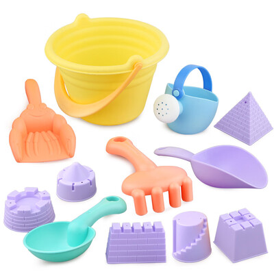 

Beiens childrens educational toys beach water toys digging sand soft rubber beach toys 12 piece set RJD-733