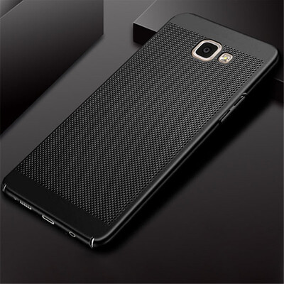 

Goowiiz Phone Case For Samsung Galaxy A3 A320A5 A520A7 A720 2017 Full Protection Slim Hard PC Breathable Grid Back Cover