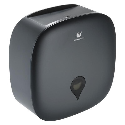 

CHUANGDIAN No Drilling Wall Mounted Single Jumbo Roll Tissue Dispenser Hanging Toilet Paper Dispenser Holder for Hotel Restaurant