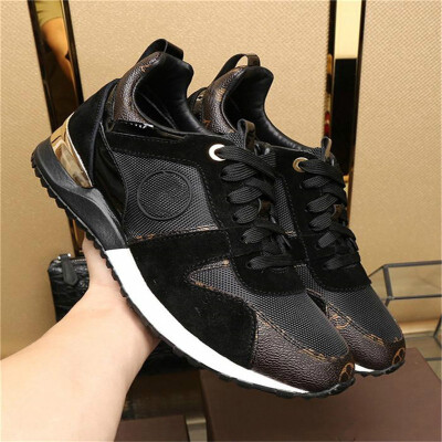 

Hot Luxury Popular Leather Casual Shoes Women Men Designer Sneakers Shoes Fashion Leather Lace Up Shoe Mixed Color With Box