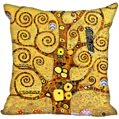 

Gustav Klimt Pillow Case For Home Decorative Pillows Cover Invisible Zippered Throw PillowCases 35x35cm 35x35CM 35x35CM 35x35CM