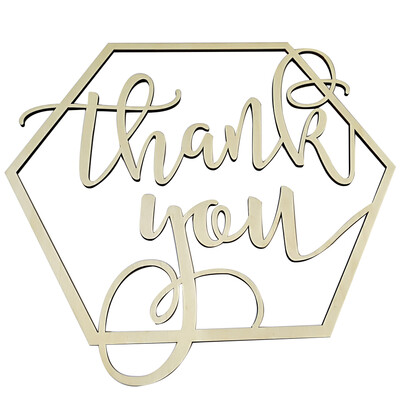 

Thank You Letter Photography Props Wedding Decorations Bride&Groom Photo Sign Party Favors