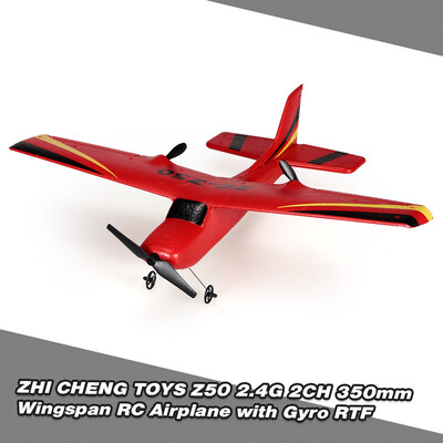 

Z50 24G 2CH Remote Control Glider 350mm Wingspan EPP Micro Indoor RC Airplane Aircraft with Gyro RTF