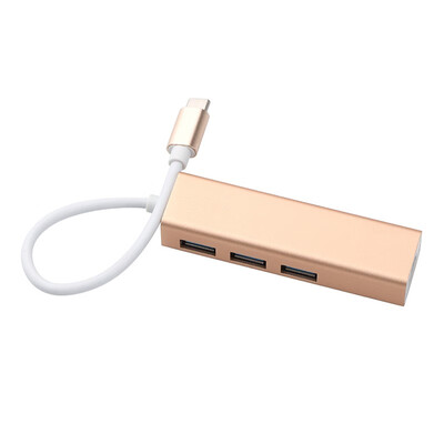 

kebidu 4 in 1 Type C USB 30 HUB USB C to 3 Ports USB30 Hub 1000Mbps Gigabit Ethernet Rj45 Lan for MacBook Pro PC wholesale