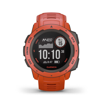 

Garmin Instinct Instinct Flame Red GPS Smart Watch Optical Heart Rate Watch Multi-function Military Watch Mountaineering Running Swimming Cycling Sports Watch