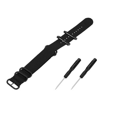 

Outdoor Waterproof Nylon Watch Band Mens Watch-strap Steel Buckle with Screwdriver for Suunto Core