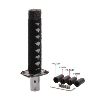 

Universal Gear Shift Knob Shifter Katana Metal BlackRed 15cm Samurai Sword