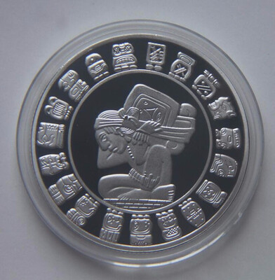 

40MM MAYA Yucatan Souvenir Coin MEDAL USA MEXICO AZTEC MAYAN