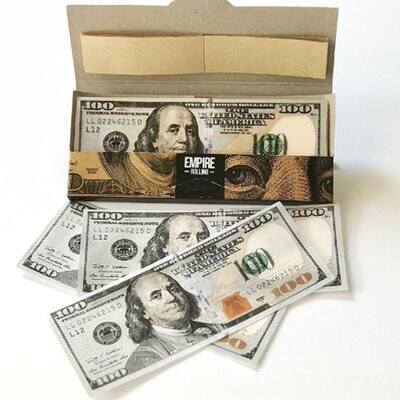 

10100240PCS Funny Innovative Empire €200 Euro Bill Cigarette Papers Novel Premium Rolling Paper Smoking Accessories