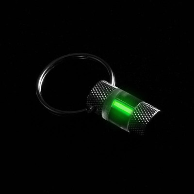 

Tritium Self Luminous Key Ring Ultralight Outdoor Glow In The Dark Keychain Ring Emergency Survival Mini Light