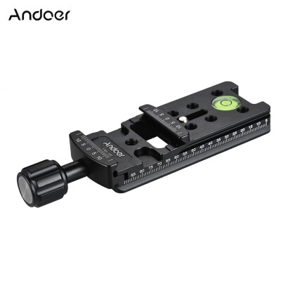 

Andoer FNR-200 200mm Quick Release Plate Tripod Nodal Slide Tripod Rail Quick Release Plate Clamp Adapter Adopt for Arca Swiss Sta