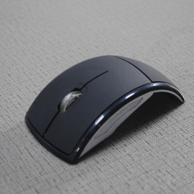 

Folding Wireless radio arc mouse 24Ghz 1600DPI Foldable Optical Mice mini mouse for Laptop PC Computer good Small gifts