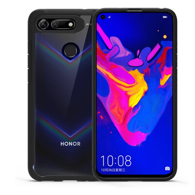 

Goowiiz Luxury Phone Case For Huawei Honor V20Note 1010 Lite HD Clear Acrylic TPU Silicone Prevent falling Full protection