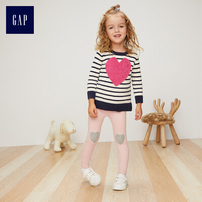 

GAP flagship store baby girl childrens knit pants leggings baby casual pants children 307654 dust color 90cm 18-24 months
