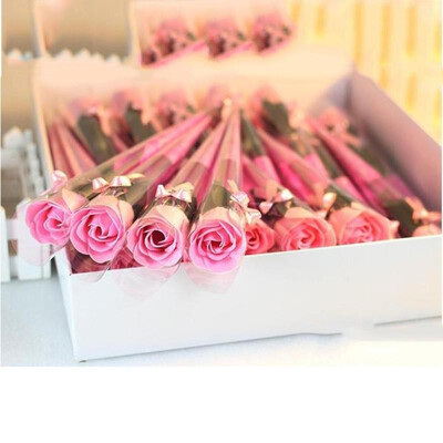 

1Pc Scented Rose Soap Flower Petal For Wedding Valentines Day