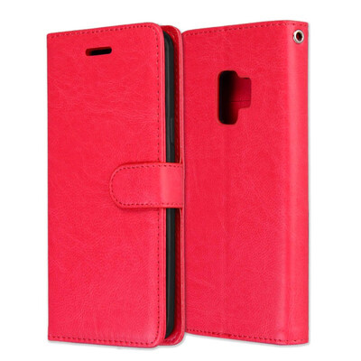 

MOONCASE Samsung Galaxy S9 3 Card Photo Frame Holster - Red