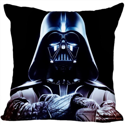 

Star Wars Pillow Cover Bedroom Home Office Decorative Pillowcase Square Zipper Pillow Cases Satin Fabric No Fade