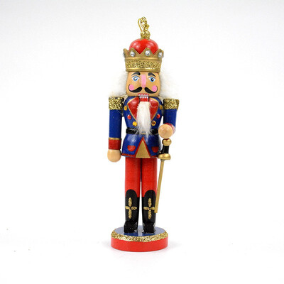 

NeillieN Wooden Walnut Box SoldiersCreative Christmas Gifts Desktop Decoration Christmas Ornaments Nutcracker PuppetGifts