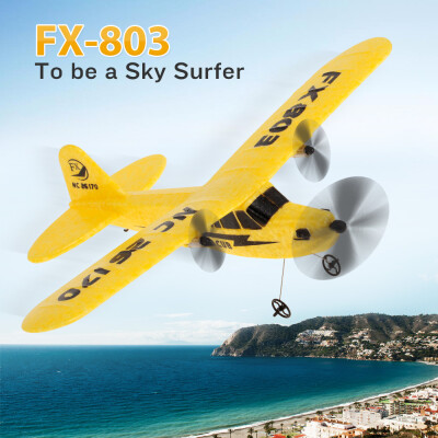 

FX-803 24G 2CH 340mm Wingspan Remote Control Glider Fixed Wing RC Airplane Aircraft RTF