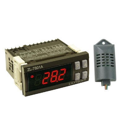 

Intelligent PID Temperature Humidity Controller Multifunction Automatic Egg Incubator Thermometer with LCD Display&Two Sensor