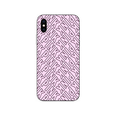 

Pink nation Style VS Victoria Soft Silicone Painting Case For Apple iPhone 6 6s 7 8 Plus X XR XS Max Soft TPU Printed Cover