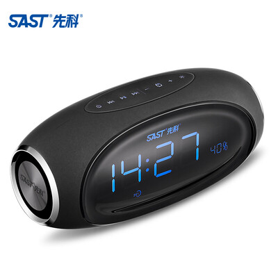 

SAST A18 Green Wireless Bluetooth Speaker Smart Clock Alarm Subwoofer Mobile Computer Small Speaker