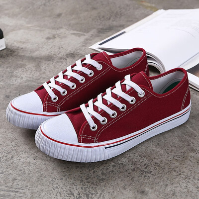 

Mens Canvas casual shoes Lace-up student shoes