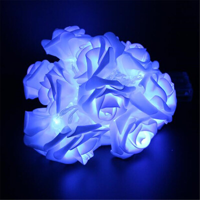 

Supli 5M 20 Led Battery Operated String Flower Rose Fairy Light Christmas Decor