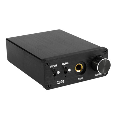 

XU20 Mini HiFi Audio Decoder Amp Support Coaxial SPDIFOptical Input 635mm Earphone RCA Audio Output Amplifier for TV DVD STB PS4
