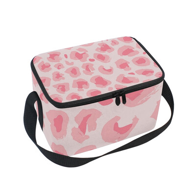 

ALAZA Lunch Box Insulated Leopard Print Lunch Bag Large Cooler Tote Bagfor Men Women