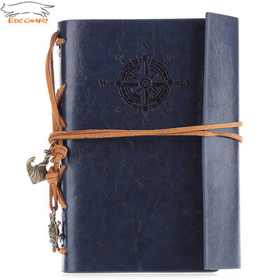 

EDCGEAR Vintage Leather Water Resistant Notepad Tactical Field Book with 50 Sheets Paper