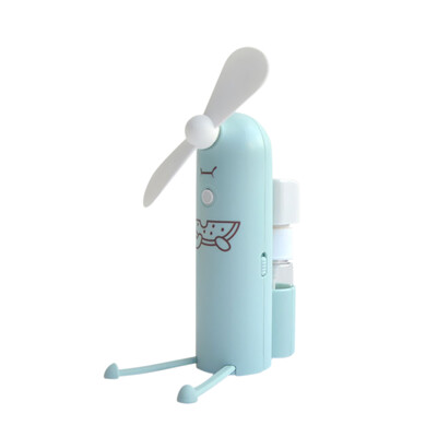 

Mini Handheld Fan Mist Spray Fan Air Water Bottle Cooling Misting USB Powered Fans Table Mobile Phone Holder Pink