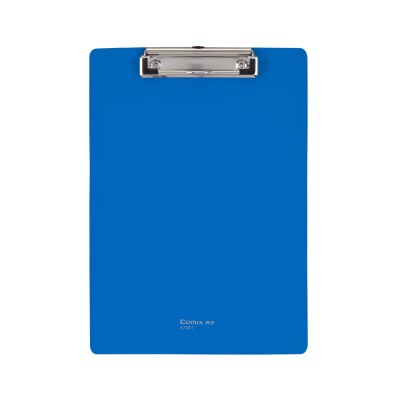 

Coix board clip A4 folder menu folder PP flat clip blue A7041