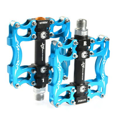 

RockBros Ultralight Aluminum Alloy Bike Bicycle Pedals Platform Cycling Bearing Mountain Bike Pedal Anti-skid Foot Multi-colors Tr