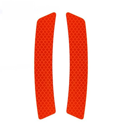 

For Bmw All Cars Car Wheel Rim Eyebrow Reflective Warning Strip Stickers Safety Warning Light Reflector Protective Sticker 2pcs