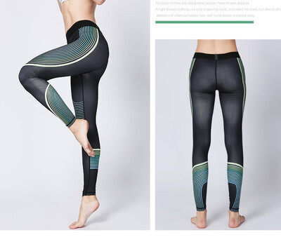 

High waist Quick drying pants printing Fitness Yoga Pants