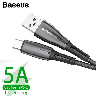 

Baseus 5A Qi Charge 30 USB Type C Cable for Huawei P20 Lite Pro 2A Fast Charge Cable for samsung galaxy s9 s8 Xiaomi Vivo