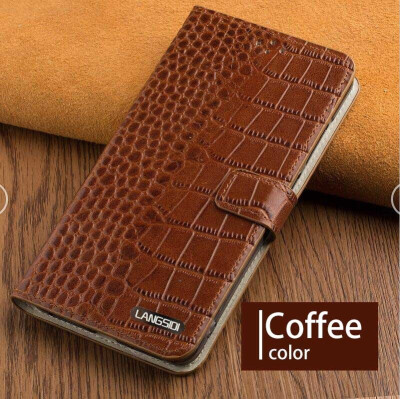 

Leather flip phone case for iphone 6 6s 7 8 Plus X Xs Max series luxury Crocodile magnetic buckle cover for 6p 7p 8p Xr case