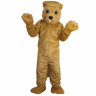 

LangtengYellow Groundhog Gophers Mascot Costume Cartoon Cosplay Party Halloween Christmas Festival Performance