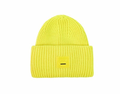 

New Smiley hats knitted wool caps thick needles wool winter hats boys&girls