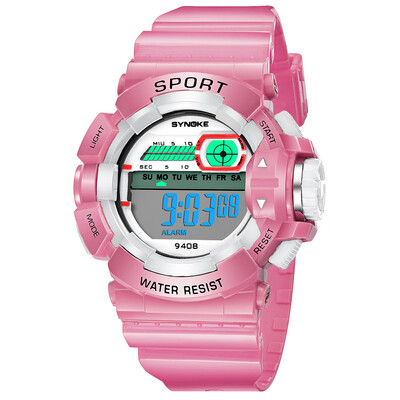 

SYNOKE Students Children Sport Watches 3ATM Life Water-resistant Digital Backlight Child Kids Boy Girls Wristwatch Alarm Stopwatch