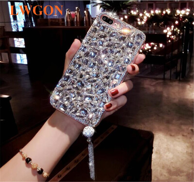 

Luxury Glitter Back Cover Crystal Bling diamond rhinestone Phone case For VIVO X21 UD