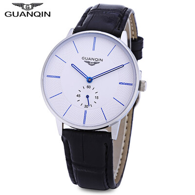 

GUANQIN BJ001 Men Quartz Watch 10ATM Working Sub-dial Wristwatch