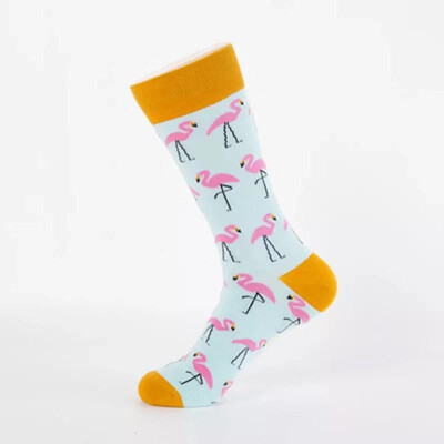 

Aa-shop Men Women 1Pair Rabbit Sheep Flamingo Leaves Egg Cartoon Happy Socks