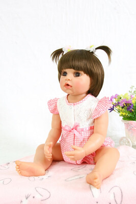 

Limited Edition 23 Inch Reborn Baby Doll Toys 57 Cm Full Silicone Vinyl Realistic Newborn Babies For Boys Kid Holiday Present