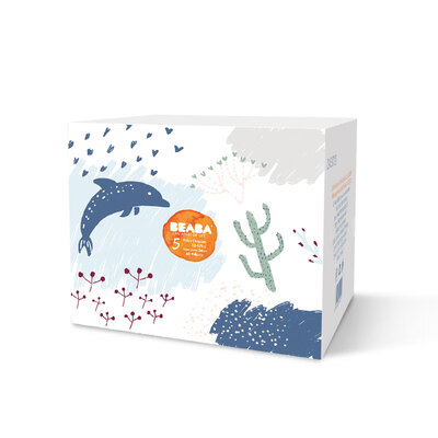 

BEABA Baby Series Baby Diapers  Code Gift Box Plus 604 Pieces 12-17kg