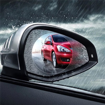 

2 Pcs Car motorcycle Rearview Mirror Waterproof Membrane Anti-fog Anti-Glare Film Sticker Replacement styling Accessories